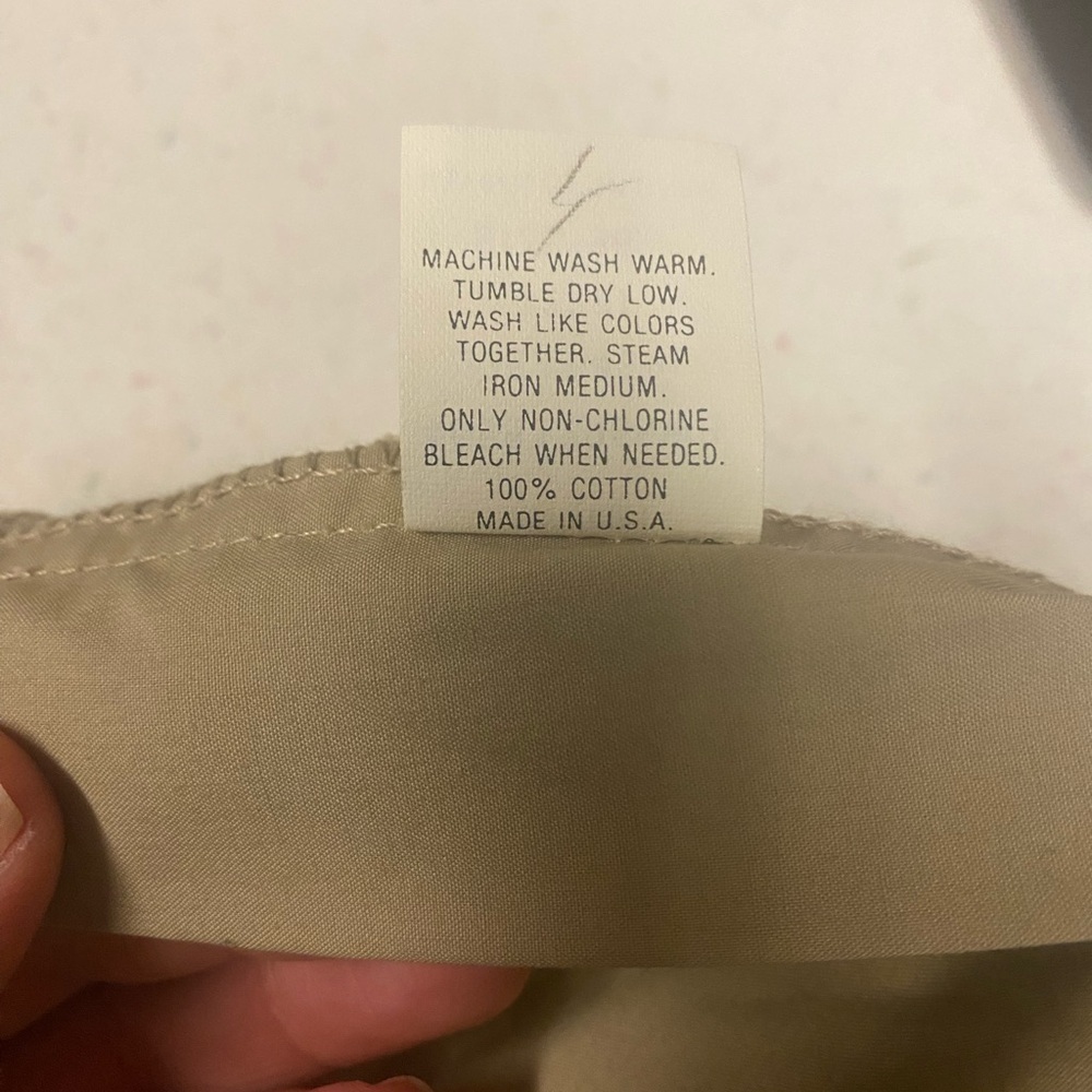 VTG Polo Ralph Lauren Men's Khaki Golf Shorts Shorts Size 36 - Picture 7 of 7